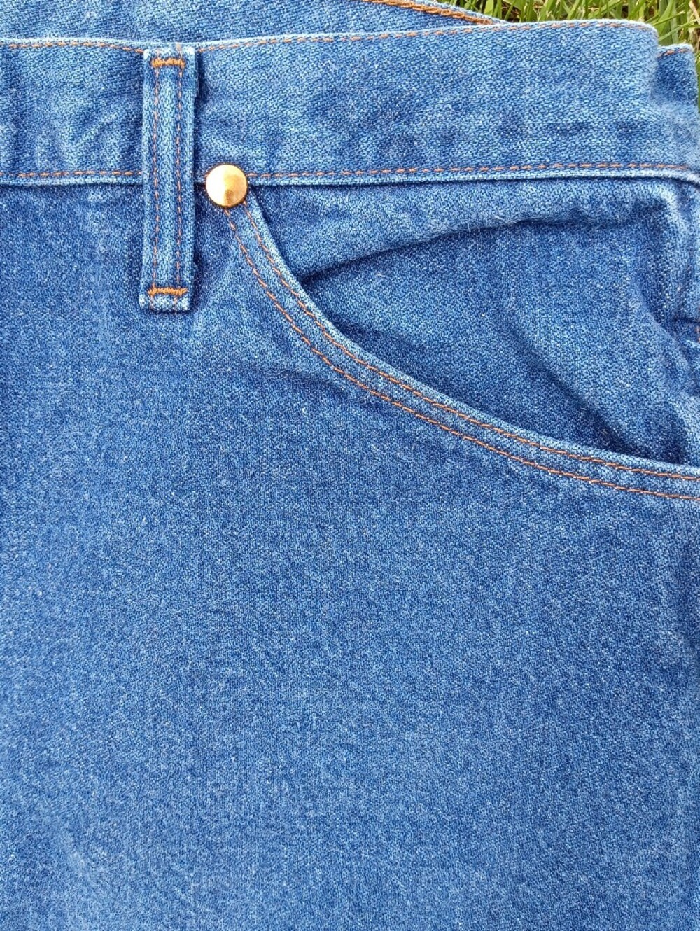 Vintage Wrangler Cowboy Cut Original Fit Jeans 34x30 - Pre-Washed Indigo - Picture 7 of 11